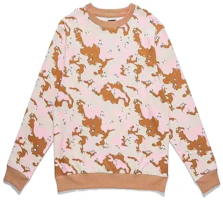 CLOT Cartoon Graphic Loose-Fit Crewneck Sweatshirt Khaki Unisex CLSS21S30007 CLOT Cartoon Graphic Loose-Fit Crewneck Sweatshirt Khaki Unisex CLSS21S30007