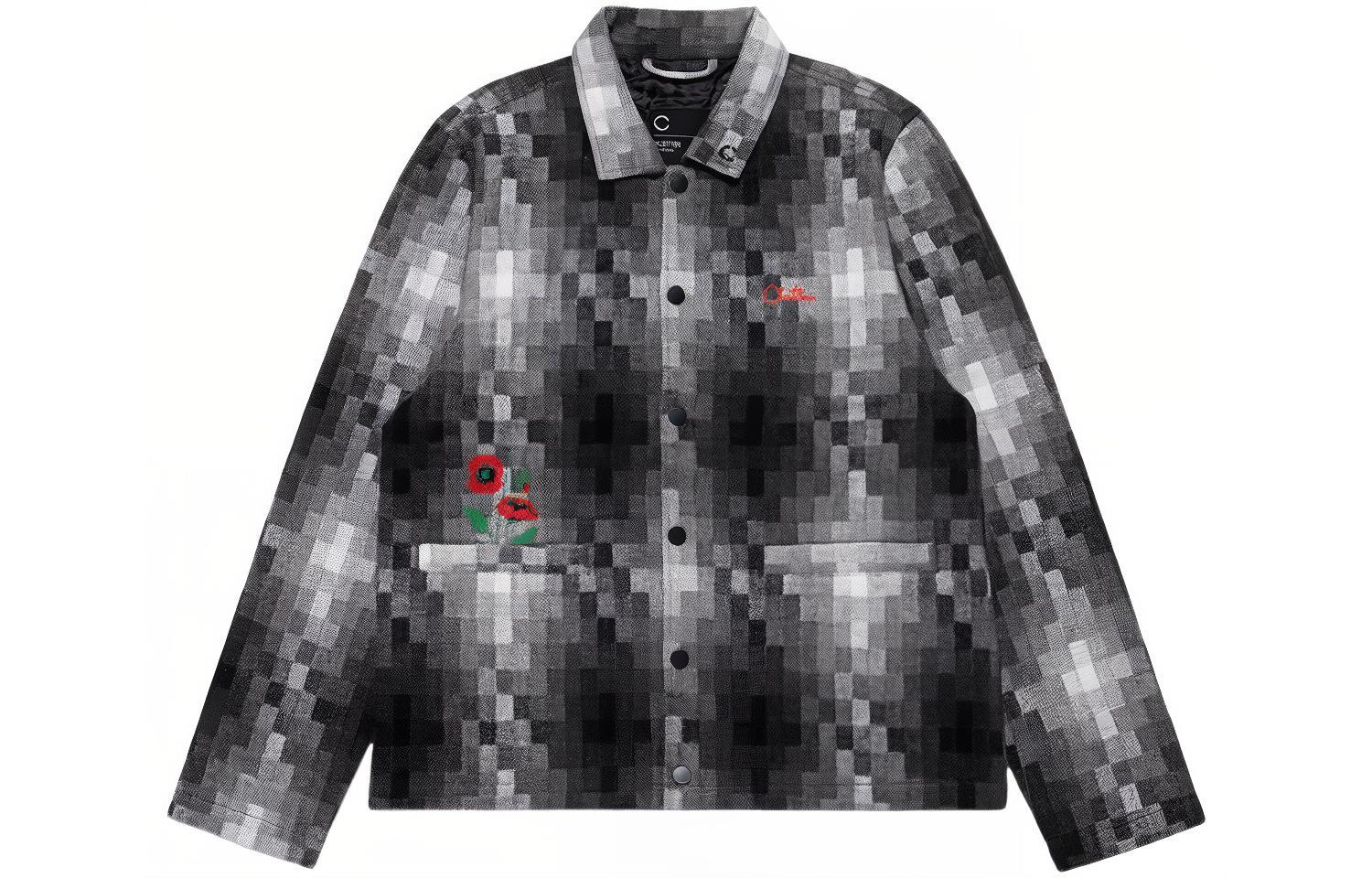 CLOT Checkered Embroidered Long-Sleeve Jacket Unisex CTJK22FW4009