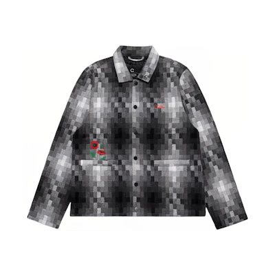 CLOT Checkered Embroidered Long-Sleeve Jacket Unisex CTJK22FW4009