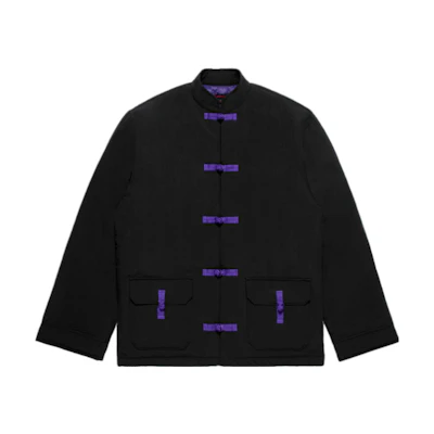 CLOT Chinese Button Mandarin Collar Jacket for Men CLJK22FTM403
