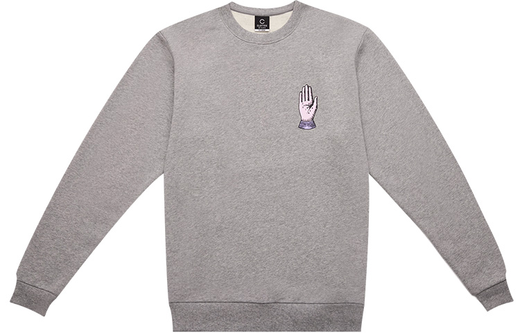 CLOT Chinese Series Palm Print Crewneck Sweatshirt Unisex CTSS21FTM309