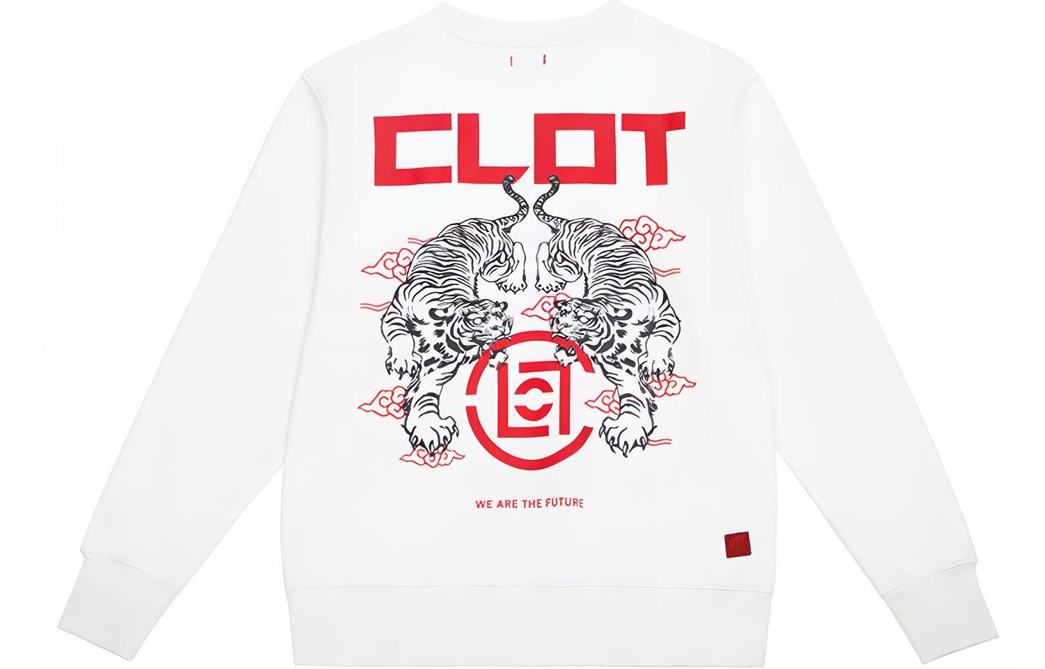 CLOT Chinese Series Totem Crewneck Sweatshirt White () CLSS19FCN319-WH