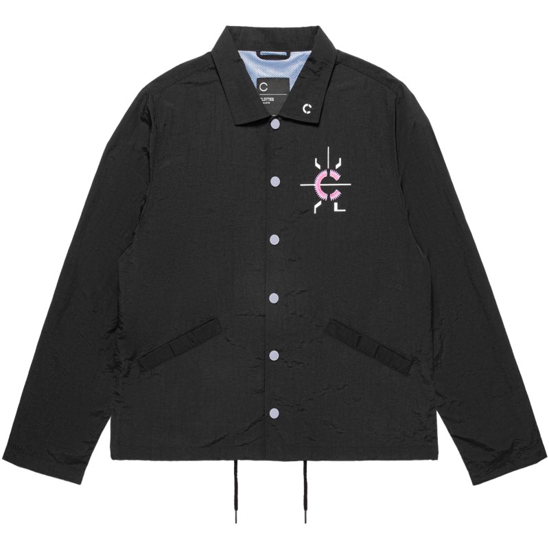 CLOT Circle Graphic Text Print Collared Jacket Unisex CTJK23SS4002