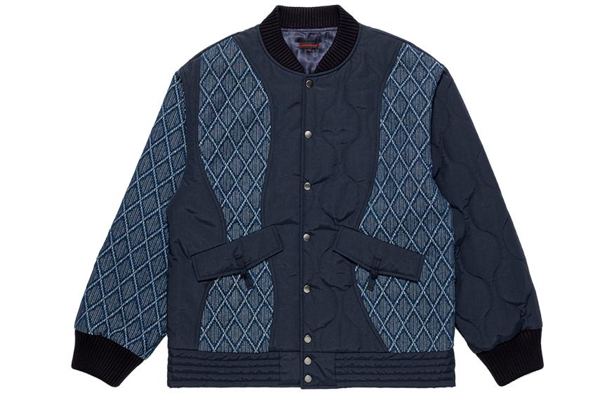 CLOT Classic Baseball Collar Button-Up Jacket Men’s Long Sleeve CLJK23F40003