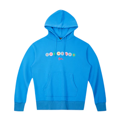 CLOT CLOTTEE Chinese Series Blue Hoodie with Chinese Characters CTHD20FCN306-BL