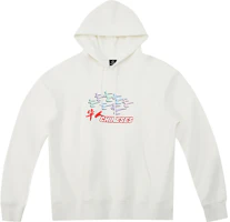CLOT CLOTTEE Chinese Series Kickman Hoodie White Mens CTHD20FCN304-WH CLOT CLOTTEE Chinese Series Kickman Hoodie White Mens CTHD20FCN304-WH