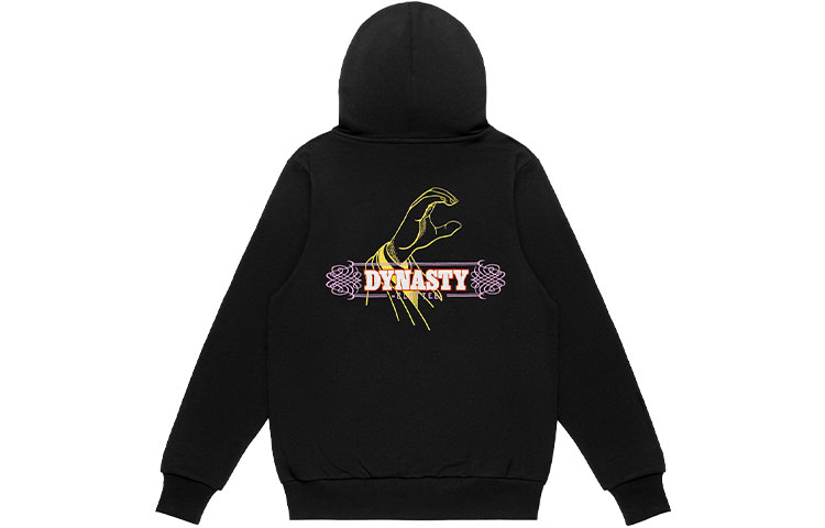 CLOT CLOTTEE Dynasty Zip Hoodie with Palm Print & Embroidery Unisex Jacket CTZU21WT3003