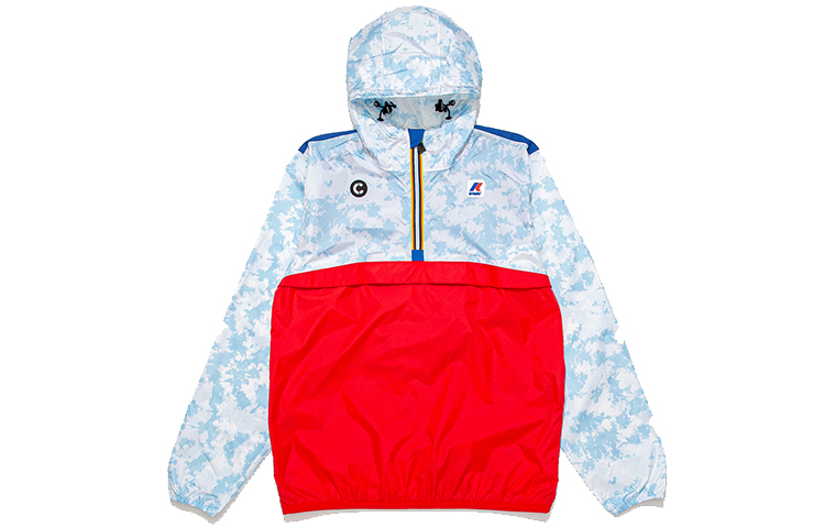 CLOT CLOTTEE x K-WAY Tie-Dye Lightweight Pullover Jacket Blue () CTJK20SU4002-BL