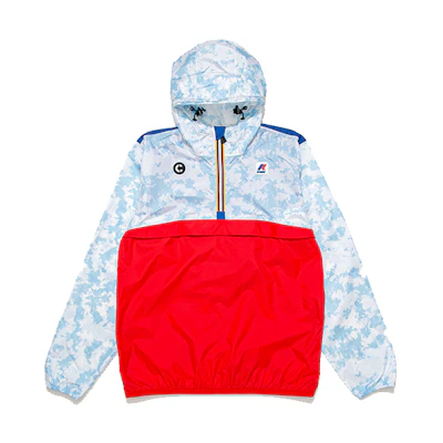 CLOT CLOTTEE K-WAY Tie-Dye Lightweight Pullover Jacket Blue () CTJK20SU4002-BL