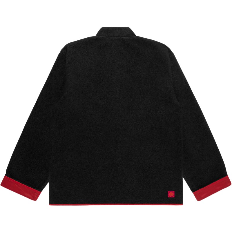 Lookbook CLOT拼色中式盤扣外套 黑色 時尚外套 CLJK22FTM401