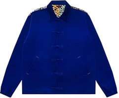 CLOT Colorblock Long Sleeve Casual Jacket Blue Outerwear CLJK22F40001 CLOT Colorblock Long Sleeve Casual Jacket Blue Outerwear CLJK22F40001