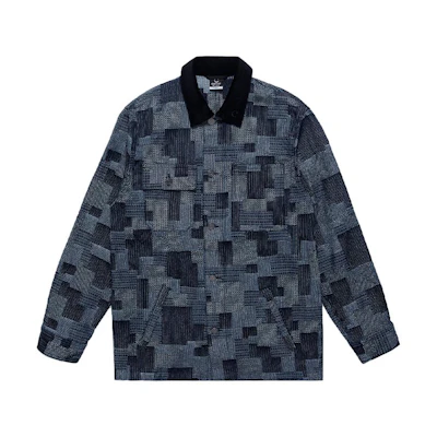CLOT Corduroy Collar Jacket - Blue CTJK23FW4001