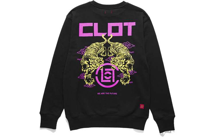 CLOT Crewneck Pullover Sweatshirt CLSS19FCN319-BK