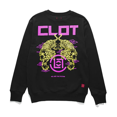 CLOT Crewneck Pullover Sweatshirt CLSS19FCN319-BK