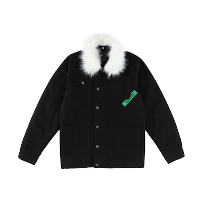 CLOT Detachable Fur Collar Cotton Jacket CTJK20WT4002