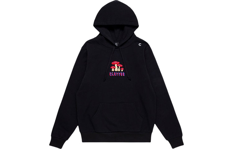 Order CLOT数字宇宙系列刺绣蘑菇字母连帽衫 CTHD22FW3010