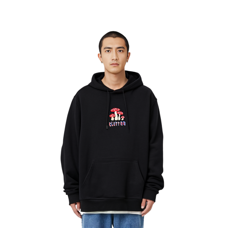 Details for CLOT数字宇宙系列刺绣蘑菇字母连帽衫 CTHD22FW3010