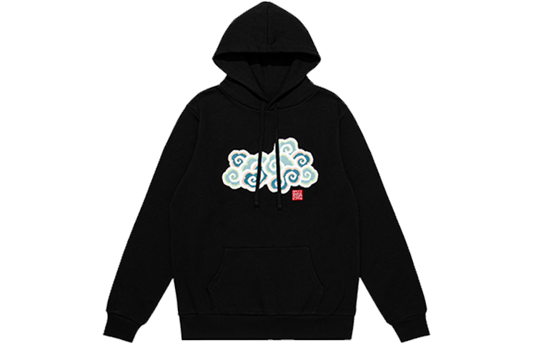 CLOT DYNASTY Pixel Cloud Pattern Hoodie Unisex Pullover CTHD21AU3005