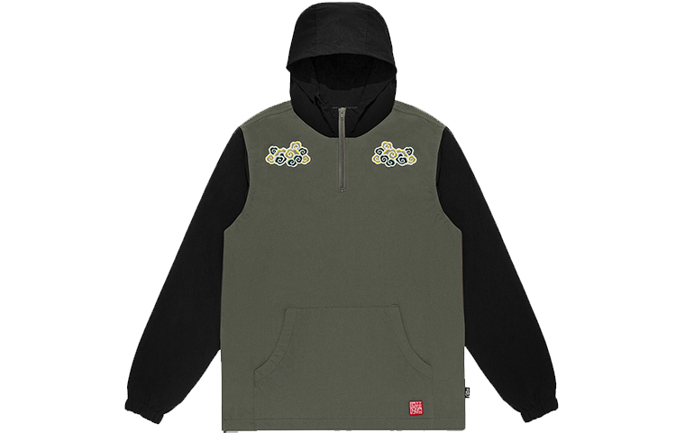 CLOT Dynasty Series Cloud Embroidery Patchwork Hoodie Jacket Unisex CTJK21AU4001