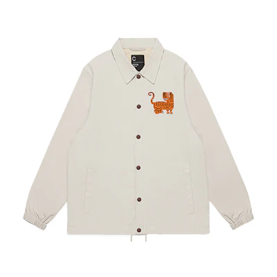 CLOT Dynasty Tiger Embroidery Coach Jacket Unisex CTJK21AU4007