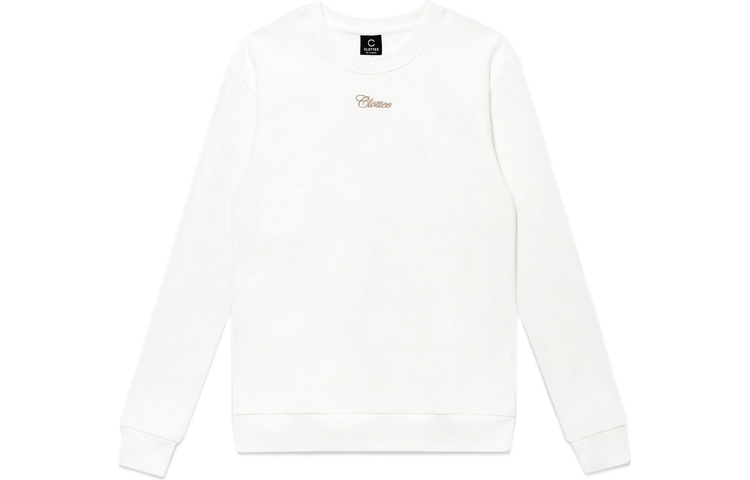 CLOT Embroidered Logo Pullover Sweatshirt Unisex Couple Style CTSS22SS3003