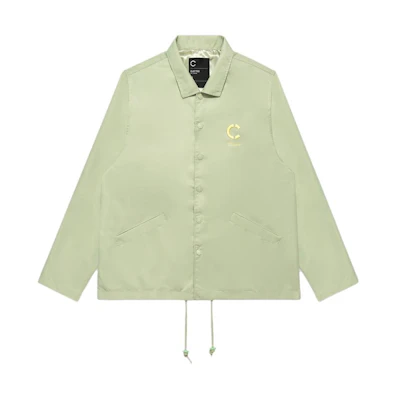CLOT Embroidered Logo Single-Breasted Jacket Unisex Green 10053063136270