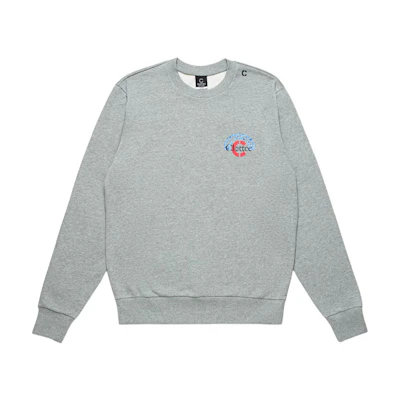 CLOT Fish Print Long Sleeve Crewneck Pullover Sweatshirt - Unisex CTSS22FTM312