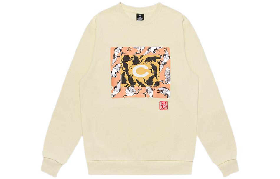 CLOT Flying Bird Print Crewneck Long Sleeve Sweatshirt CTSS21WT3001-134697