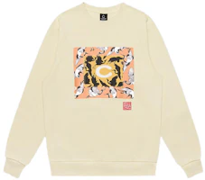 CLOT Flying Bird Print Crewneck Long Sleeve Sweatshirt CTSS21WT3001-134697 CLOT Flying Bird Print Crewneck Long Sleeve Sweatshirt CTSS21WT3001-134697