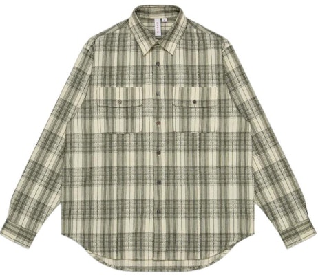 CLOT FW24 人生如戲提花長袖襯衫橄欖綠 男女適用 CLSH24F20003 Buy CLOT FW24 人生如戲提花長袖襯衫橄欖綠 男女適用 CLSH24F20003