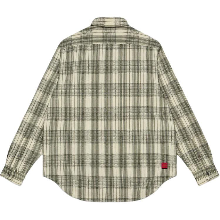 Lookbook CLOT FW24 人生如戲提花長袖襯衫橄欖綠 男女適用 CLSH24F20003