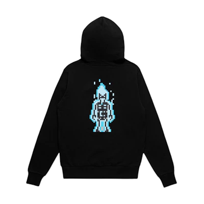 CLOT Gothic Style Solid Color Loose Hooded Zip-Up Sweatshirt - CTHD22FW3011