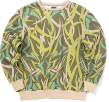 CLOT Green Crewneck Sweatshirt Officially Sourced CLSS19SAL301-GN CLOT Green Crewneck Sweatshirt Officially Sourced CLSS19SAL301-GN