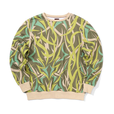 CLOT Green Crewneck Sweatshirt Officially Sourced CLSS19SAL301-GN