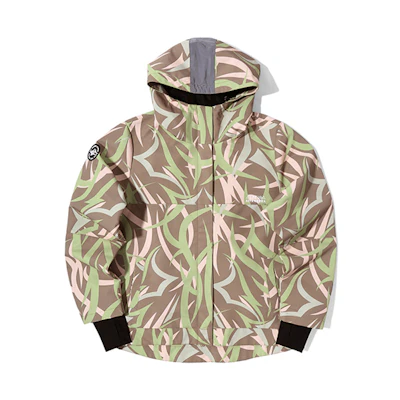 CLOT Green Thorn Series Regular Fit Jacket for Men CLJK19SAL403-GN