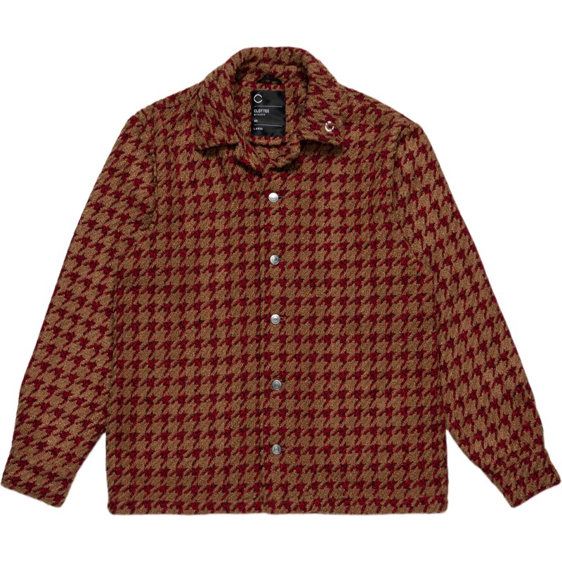 CLOT Houndstooth Tweed Jacket Brown () CTSH22FW2009