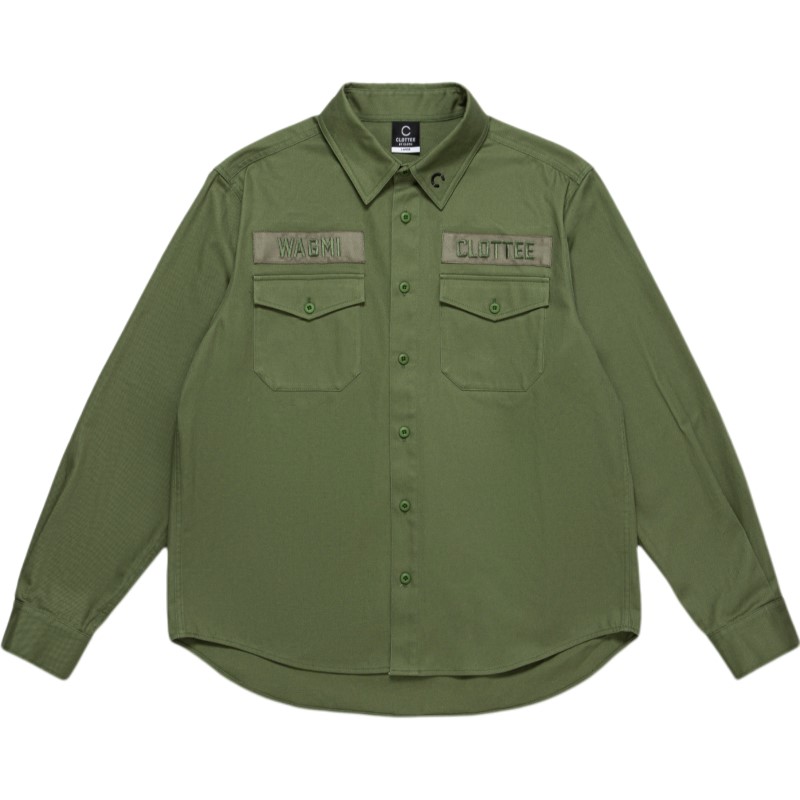 CLOT Letter Embroidery Long-Sleeve Polo Jacket CTSH22FW2010