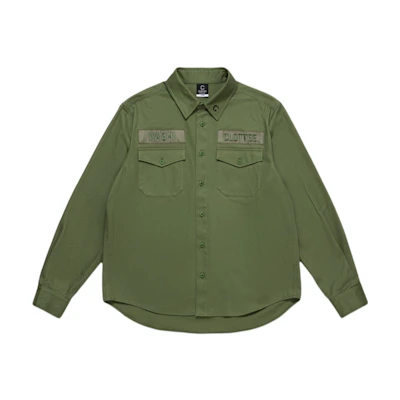 CLOT Letter Embroidery Long-Sleeve Polo Jacket CTSH22FW2010