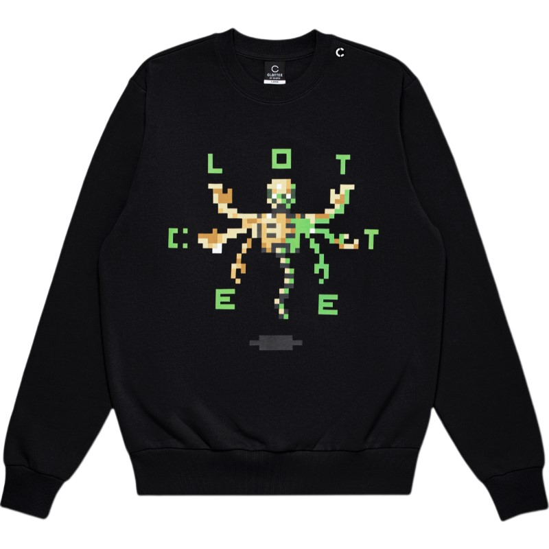 CLOT Letter Graphic Print Long Sleeve Sweatshirt Unisex CTSS22FW3003