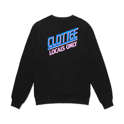 CLOT Logo Printed Crewneck Sweatshirt Unisex Long Sleeve Pullover CTSS21SU3002