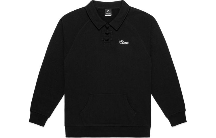 CLOT Mandarin Collar Button Long Sleeve Sweatshirt Unisex CTSS22SS3004