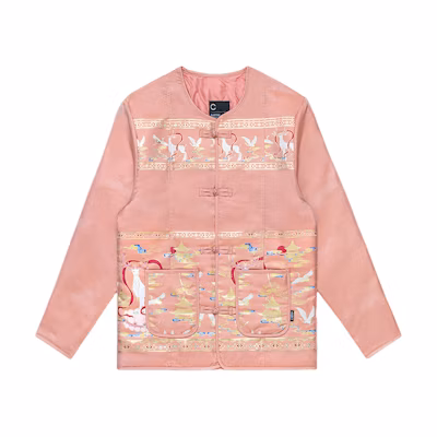 CLOT Mandarin Collar Button V-Neck Jacket Unisex CTJK21AU4005