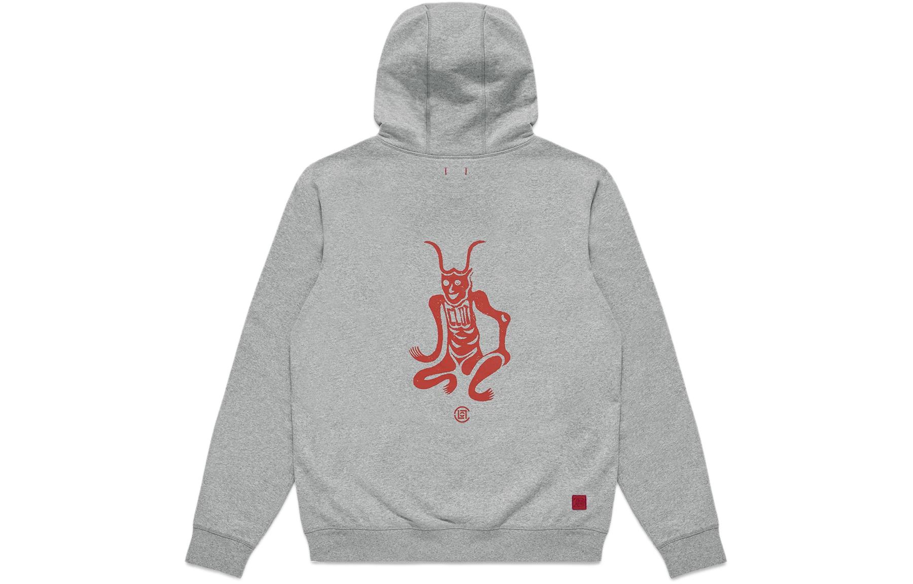 Lookbook CLOT 極簡灰色連帽長袖上衣 CLHD23F30004