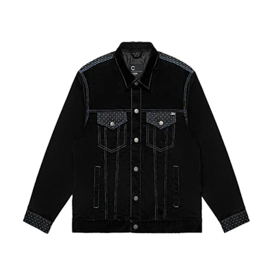 CLOT Patchwork Corduroy Jacket Unisex Black CTJK21AU4003-BK