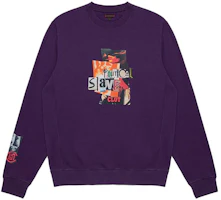 CLOT Purple Graphic Crewneck Pullover Sweatshirt CLSS23F30001 CLOT Purple Graphic Crewneck Pullover Sweatshirt CLSS23F30001