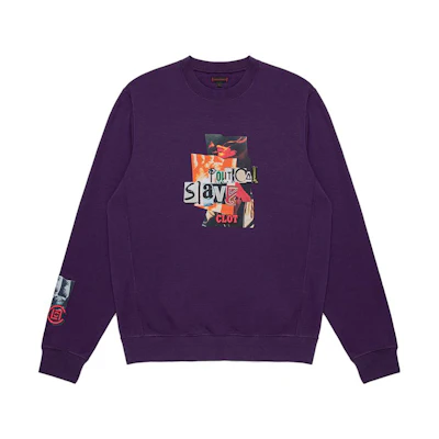 CLOT Purple Graphic Crewneck Pullover Sweatshirt CLSS23F30001