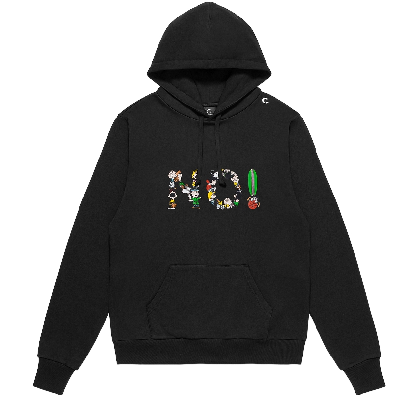 CLOT Snoopy Christmas Hoodie Black Unisex Casual Couple Style CTHD22FSP302
