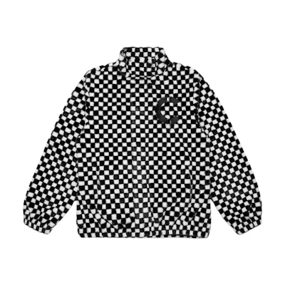 CLOT Square Checkerboard Loose Jacket White Mens CTJK22FW4005