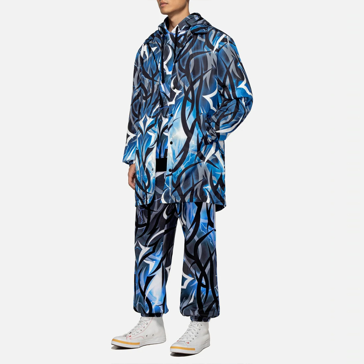 Sizing CLOT 2022春夏全刺绣荆棘蓝色套头卫衣 CLHD21FAL302