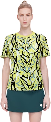 CLOT SS23 Alienegra Kuning Reflector Camo T-Shirt Uniseks Kuning. CLTE23FAL101YE 1